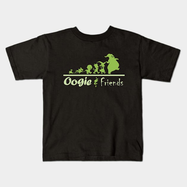 Oogie and Friends Kids T-Shirt by tiranocyrus